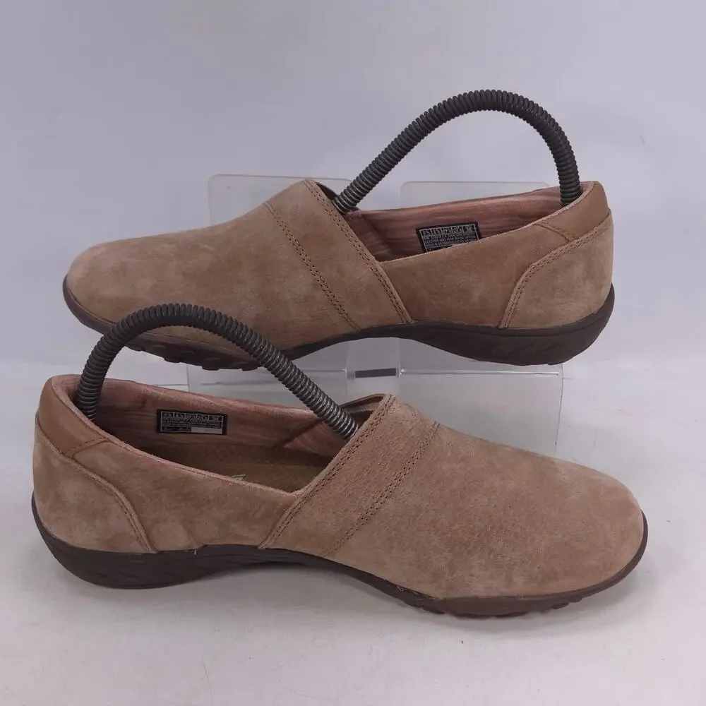 Skechers Relaxed Fit Slip On Walking Shoe Womens Size 7.5 100377 Beige